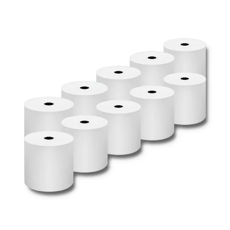 Rolo térmico Qoltec 51892 80 x 80 | 55 g/m² | 10 unid. | sem BPA