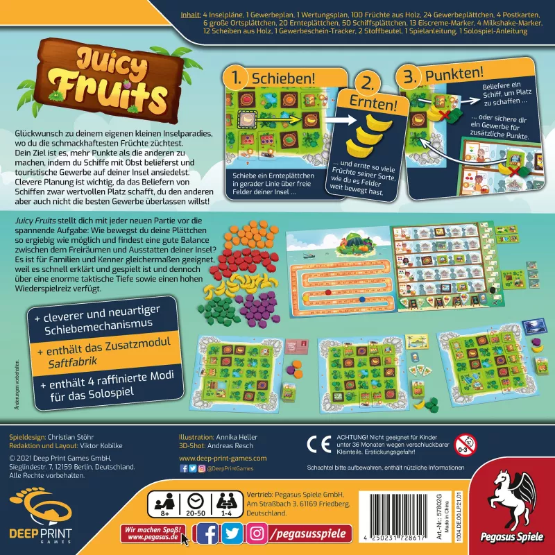 Deep Print Games: Juicy Fruits, jogo de tabuleiro