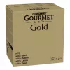 Purina Gourmet Gold mousse, mistura de 4 sabores, comida húmida para gatos, 96 x 85 g