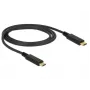 Cabo USB DeLOCK 85531 USB 3.2 Gen 2 1 m USB C preto