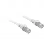 Cabo de rede RJ45 Cat.6a SFTP (branco, 25 cm, LSOH (isento de halogéneos))