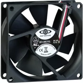 Inter-Tech 88885181 componente de refrigeração para computador ventoinha para caixa 8 cm preta (88885181)