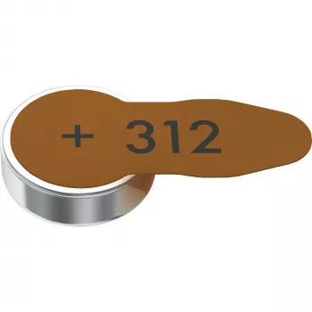 Pilha Varta 312 PR41 zinco-ar 3,45 mm 7,8 mm 0,5 g