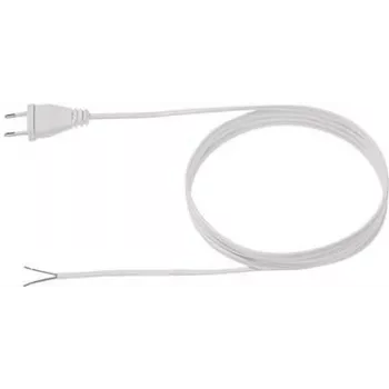 Cabo de alimentação Bachmann 202.184 H03VVH2-F 2x0,75 mm², linha principal flexível