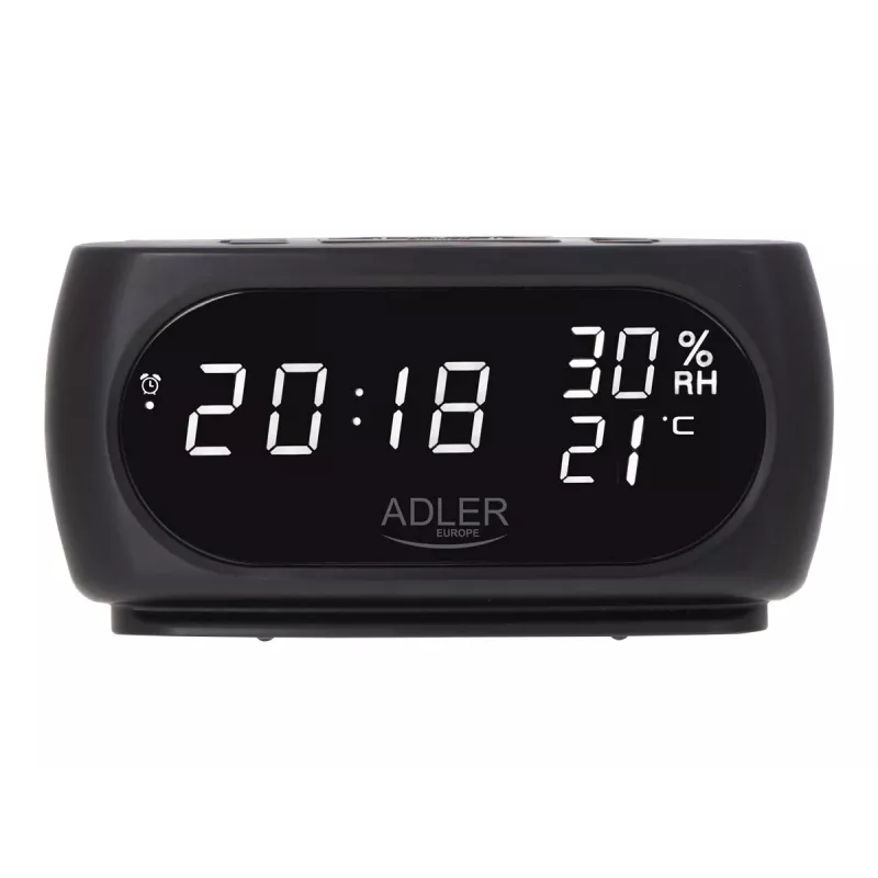 Adler AD 1186 despertador digital preto