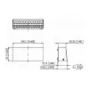 Metz Connect - Caixa para patch panel - montagem à superfície - Branco puro, RAL 9010 - 24 portas (130861-2402-E)