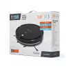 Aspirador robô TEESA Smart VAC 2 — redondo, preto, potência de aspiração 1000 Pa, bateria Li 9,6 V/2000 mAh, depósito de pó 0,2 l, WLAN, regresso automático