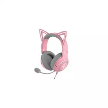 Auscultadores over-ear com fios Razer RZ04-04730200-R3M1 — circum-aurais, cabo de 1,3 m, 353 g, rosa