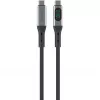 Cabo USB 4smarts 541438 USB4 Gen 2x2 1,5 m USB-C preto cinzento