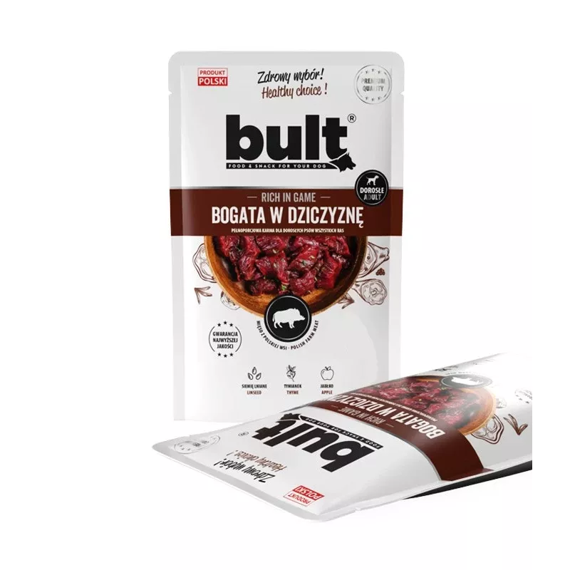 BULT Rica em caça - comida húmida para cães - 100 g