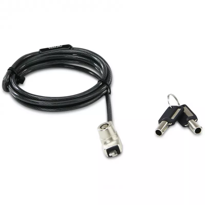 Cadeado de cabo DICOTA BASE XX Laptop Lock Wedge antracite 1,5 m