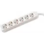 VALUE Régua de tomadas 6 vias sem interruptor, branco, 3m (19.99.1081)