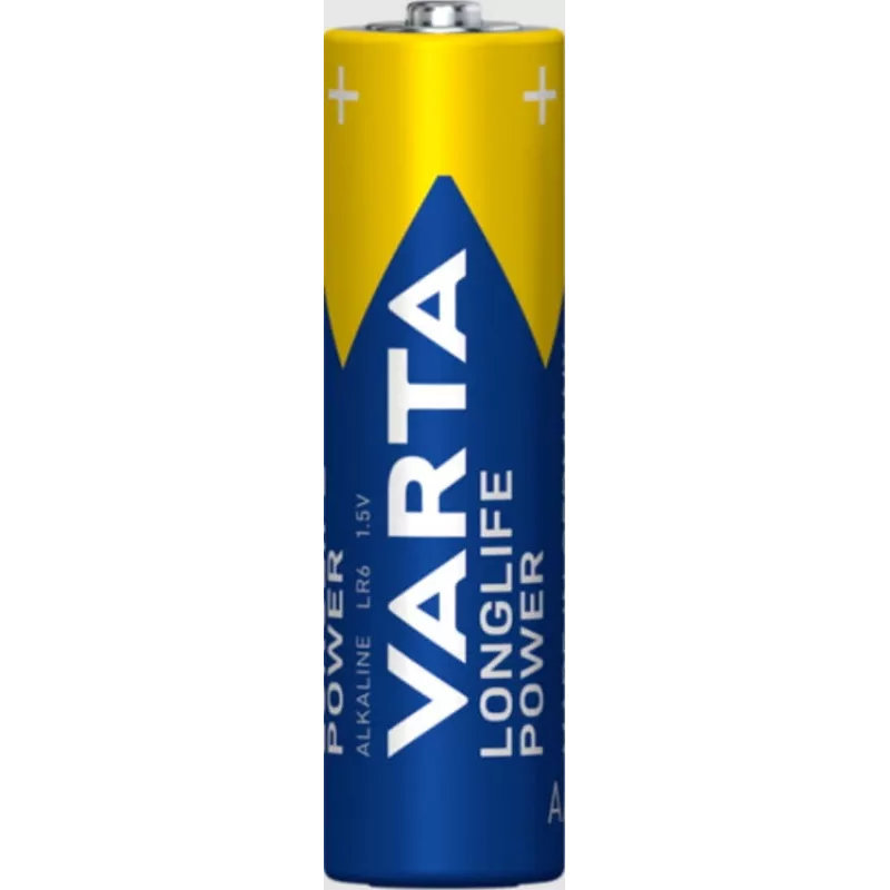 Pilha alcalina AA Varta LONGLIFE Power High Energy — pack de 12