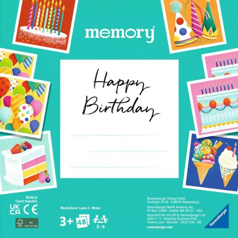 memory moments - Feliz Aniversário, jogo de memória