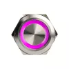 Interruptor de pressão antivandalismo DimasTech PD197 25 mm anel Silverline