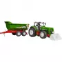 Atrelado basculante frontal BRUDER BR-03452 para trator Roadmax – acessório de brincar, compatível com tratores Roadmax
