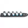 Conjunto de chaves de caixa Hazet 900E-SR/5 — encaixe 1/2 polegadas TORX E12–E20 chaves de caixa curtas