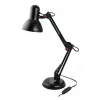Candeeiro de mesa ESPERANZA AVIOR E27 12W LED, preto, altura ajustável, braço flexível, casquilho E27