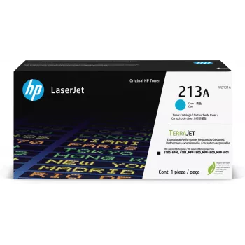 Toner HP 213A W2131A até 3000 páginas ciano
