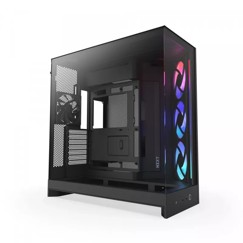 Caixa de PC NZXT H9 Flow RGB Midi Tower Preto