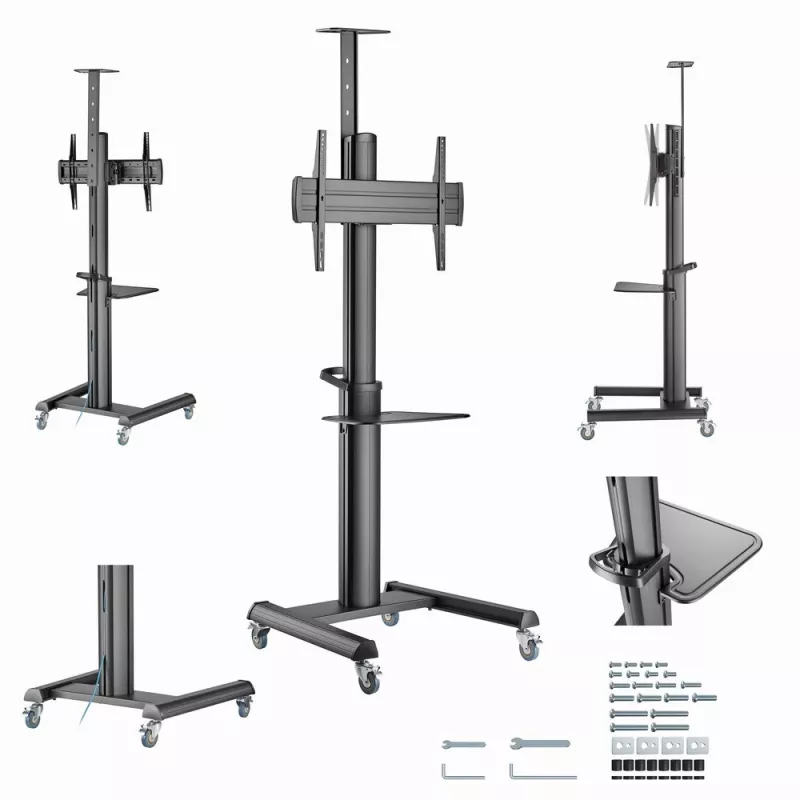 Suporte de TV de chão Gembird TVS-70T-02 para ecrãs de 37