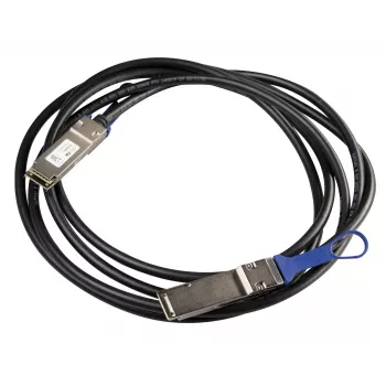 Cabo Mikrotik XQ+DA0003 InfiniBand 3 m QSFP+ para QSFP+ / QSFP28 para QSFP28 Preto