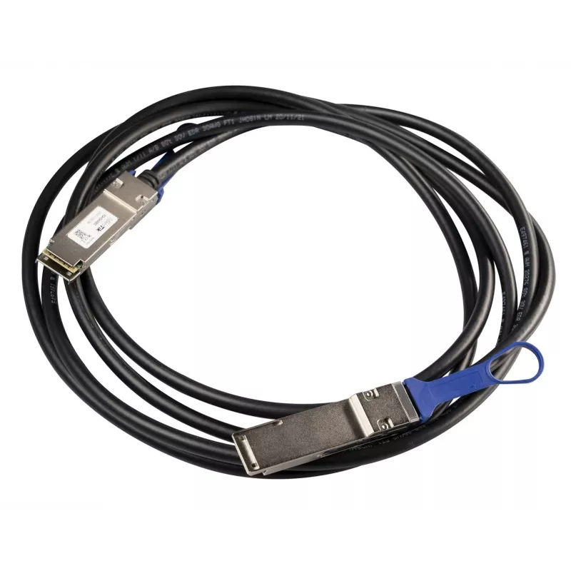 Cabo Mikrotik XQ+DA0003 InfiniBand 3 m QSFP+ para QSFP+ / QSFP28 para QSFP28 Preto
