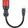 go-e conjunto de adaptadores Gemini flex 22 kW. Cor do cabo: Preto, Formato da ligação 1: Reto, Formato da ligação 2: Reto. Corrente máxima de funcionamento (trifásica