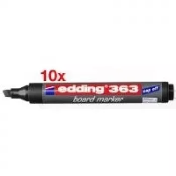 Marcador Edding 363 ponta biselada preto