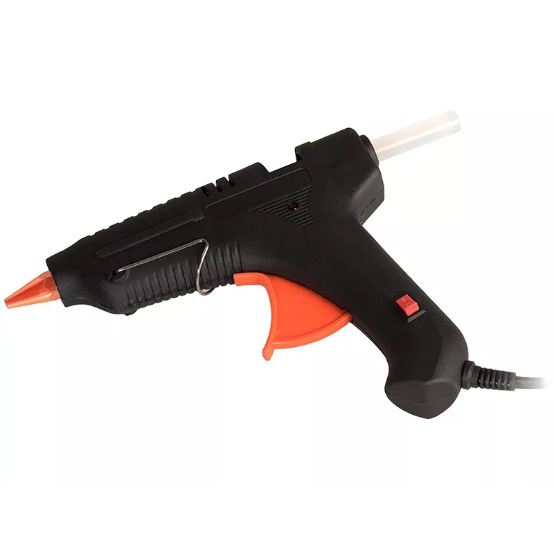 Pistola de cola quente TRACER 46512 P3 preta 100W