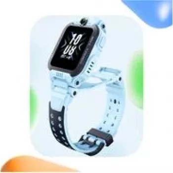 Smartwatch imoo Z7 1,3 polegadas TFT 240×240 px ecrã tátil 4G Wi‑Fi GPS, 740 mAh, caixa azul