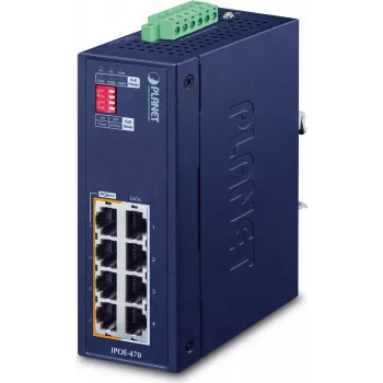 Switch Ethernet Gigabit industrial 4 portas PLANET IP30