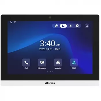 Acessório para intercomunicador Akuvox C319S preto montagem na parede ecrã de 10 polegadas