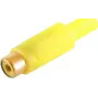 ShiverPeaks S/CONN maximum connectivity conector fêmea Cinch — amarelo, contactos dourados (51500-YG)