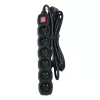Extensão de energia Esperanza ELK218K 3 m 6 tomada(s) AC interior preto