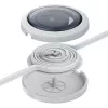 Cabo de carregamento rápido 3em1 Baseus Free2Draw USB-C para USB-C/Lightning/Micro 100W, 1,1m (branco)