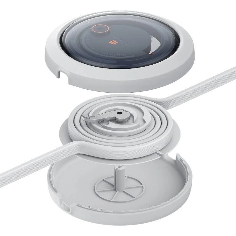 Cabo de carregamento rápido 3em1 Baseus Free2Draw USB-C para USB-C/Lightning/Micro 100W, 1,1m (branco)