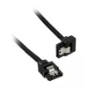 Corsair CC-8900278 cabo SATA Premium com revestimento entrançado, angular, 30 cm, preto, pack de 2