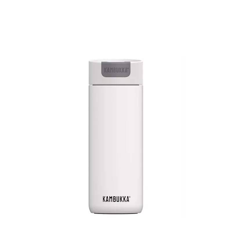 Kambukka Olympus 11-02027 caneca térmica 500 ml, mantém quente 20 h / frio 10 h, Marshmallow White