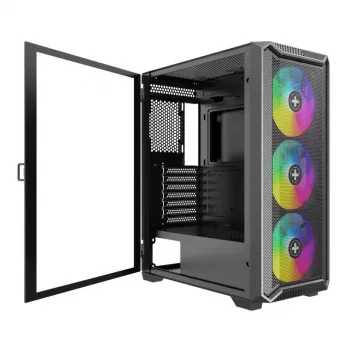 Caixa|XILENCE|ATX/micro ATX/Mini-ITX|preto|Midi Tower|PC|XG161