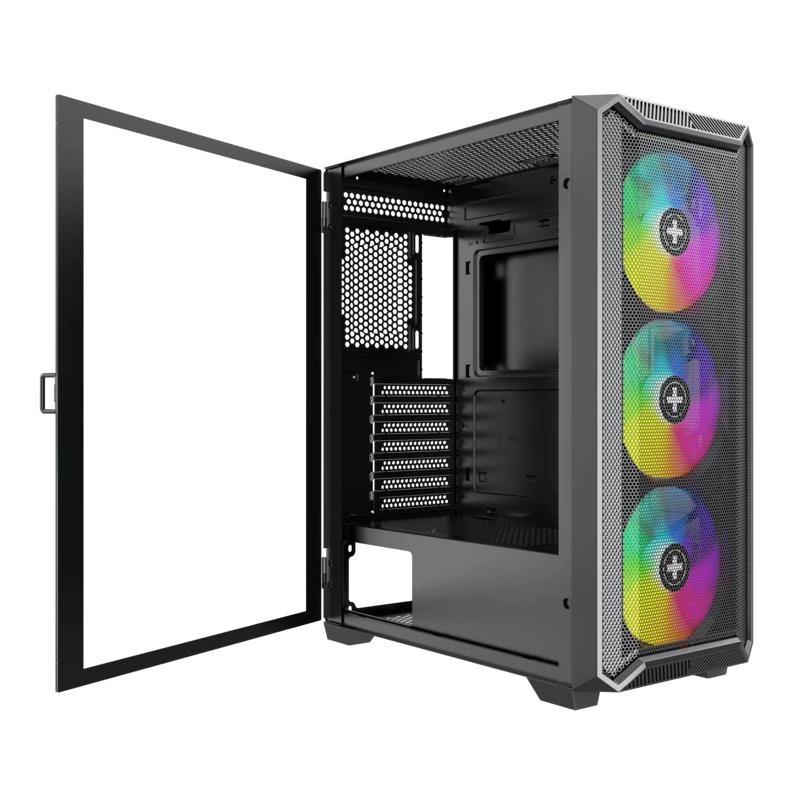 Caixa|XILENCE|ATX/micro ATX/Mini-ITX|preto|Midi Tower|PC|XG161