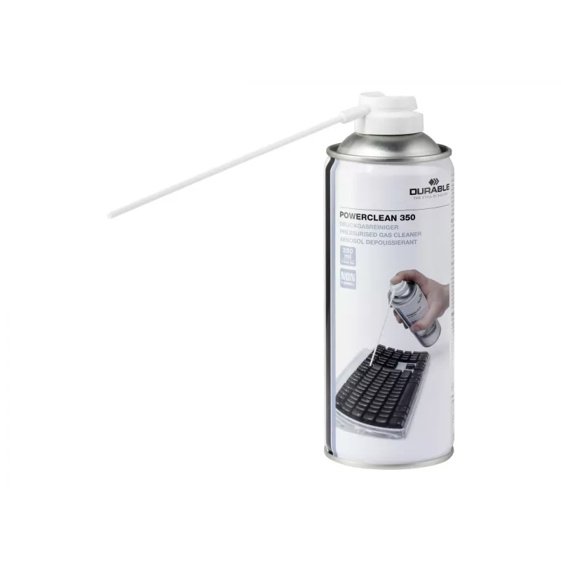 Durable Powerclean 350 - spray de ar comprimido - transparente