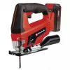 Einhell TC-JS 18/70 Li serra tico-tico a bateria 4321280, Power X-Change, 18 V, 2700 cursos/min, profundidade de corte 70 mm, com bateria de 2,5 Ah e carregador, vermelho/preto