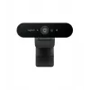 Logitech BRIO 4K Ultra HD Pro webcam 960-001106, 4096x2160, HDR, RightLight 3, zoom digital 5x, focagem automática, USB 3.0 (USB-C), preta