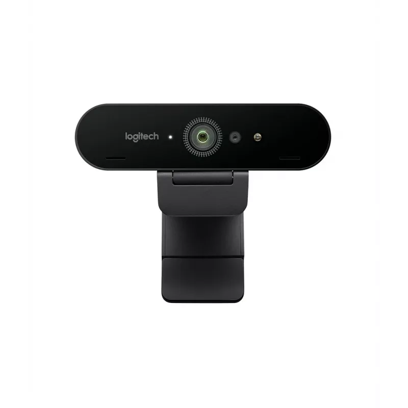 Logitech BRIO 4K Ultra HD Pro webcam 960-001106, 4096x2160, HDR, RightLight 3, zoom digital 5x, focagem automática, USB 3.0 (USB-C), preta