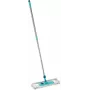 Mopa Leifheit 55210 microfibra cinzento turquesa – mopa plana de microfibra para limpeza do chão
