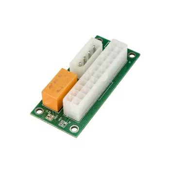 Adaptador de fonte de alimentação Kolink KL-AC-2PSU — adaptador de sincronização dual/multi-PSU para combinar duas fontes de alimentação