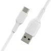 Cabo USB Belkin CAB001BT3MWH 3 m USB A USB C Branco