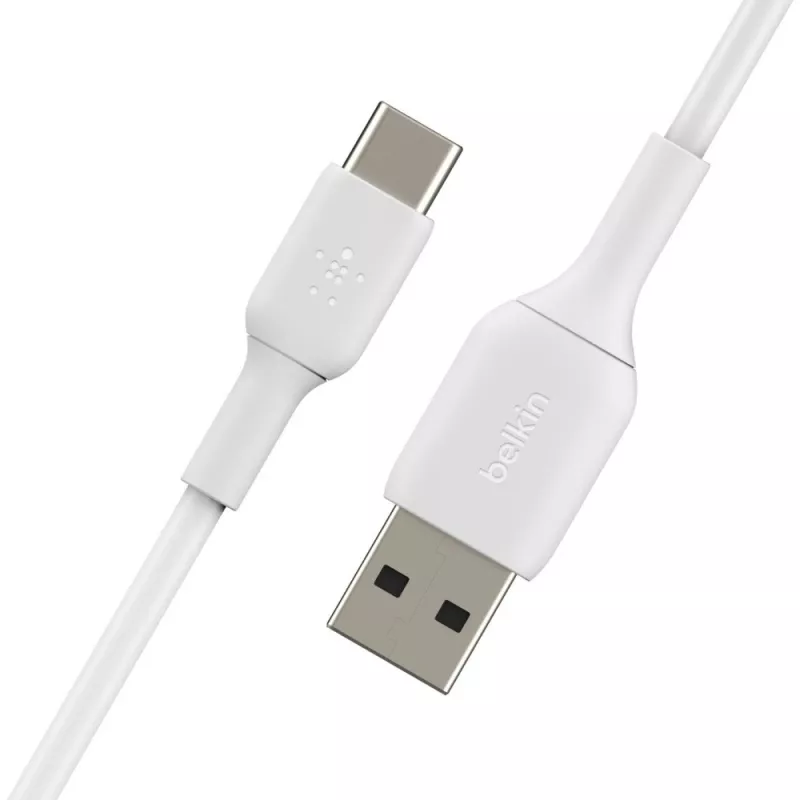 Cabo USB Belkin CAB001BT3MWH 3 m USB A USB C Branco