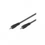 Cabo de ligação jack 3,5 mm Wentronic Goobay HQ, Preto, 1,5 m – ficha jack 3,5 mm (3 pinos, estéreo) > ficha jack 3,5 mm (3 pinos, estéreo) (51658)